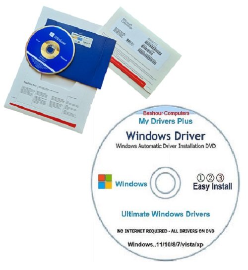 2pk...WINDOW 8.1 PRO 64 BIT DVD & PRODUCT KEY WITH WINDOWS DRIVERS CD