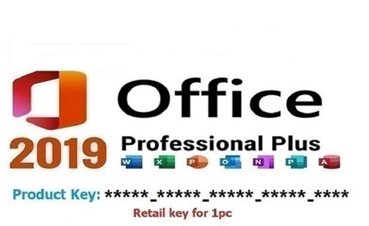 microsoft office 2019 pro plus (product key) for 32/64 bit for windows 10/11