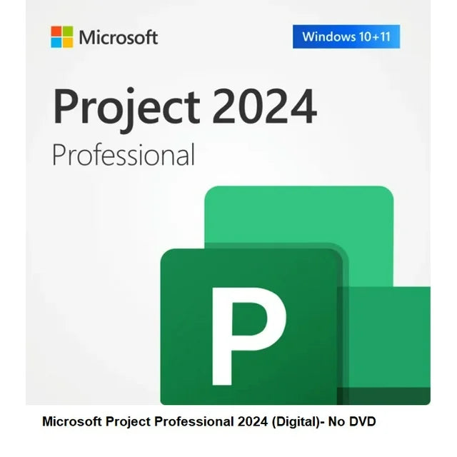 Microsoft Project Professional 2024 (Digital)- No DVD